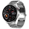 Kép 1/10 - LEMFO LF38 okosóra, 1.6" IPS HD kijelző, 60Hz, Bluetooth hívás, egészségkövetés, 100+ sport mód, hangvezérlés - acélszíj