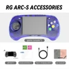 Kép 7/8 - ANBERNIC RG ARC-S retro játékkonzol, Linux OS, 4" érintőkijelző, 1GB+16GB, 5G WiFi, Bluetooth, HDMI - áttetsző kék