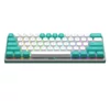 Kép 2/15 - Redragon K683WB-RGB vezetékes mechanikus billentyűzet, 87 gomb, mágneses lineáris kapcsoló, PBT kupak, 8000Hz, RGB háttérvilágítás - fehér/zöld