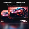 Kép 6/8 - FYHXele FY27QHM2 27" QHD IPS monitor, 170Hz, 1ms, FreeSync, 100% sRGB, HDMI/DP, dönthető, VESA kompatibilis