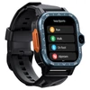 Kép 5/8 - LOKMAT APPLLP 4 MAX Android okosóra, fitnesz karkötő, 2.02'' érintőkijelző, 2GB RAM 16GB tárhely, dupla kamera - fekete