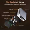 Kép 6/10 - Ninkear N4 Mini PC, AMD Ryzen 5 4600H, 16GB RAM, 512GB SSD, 8K/4K kijelző, WiFi 6, Bluetooth 5.2