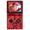Kép 1/10 - ANBERNIC RG35XXSP felhajtható retro játékkonzol 32+64GB, 5000 játék, 3.5" IPS kijelző, HDMI, WiFi, Bluetooth, 8h üzemidő - Áttetsző piros