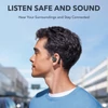 Kép 3/6 - Anker Soundcore AeroFit nyitott fülhallgató, ergonomikus fülkampóval, IPX7 vízálló, alkalmazásvezérlés, akár 42 óra lejátszás - fekete
