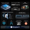 Kép 6/8 - BMAX B9 Plus Mini PC – Intel Core i5-1250P, 24GB RAM, 512GB SSD, 4K tripla kijelző, WiFi 6, BT 5.2, kompakt hűtés