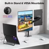 Kép 6/7 - UPERFECT Delta Max 18,5" hordozható dupla kijelző, Full HD IPS, 100Hz, 100% sRGB, hangszóró, 360° állvány, laptop/PC/konzol bővítő