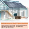 Kép 5/6 - Cloudenergy 12V 300Ah LiFePO4 akkumulátor csomag - 3840Wh tartalékáram, 6000+ ciklus, 200A BMS, sorba/párhuzamosan, RV, hajó, napelem, off-grid