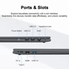 Kép 13/14 - Ninkear YBOOK15 2 az 1-ben laptop, 15.6” érintőképernyő, Ryzen 3, 16GB RAM, 512GB SSD, 360° forgatható kijelző