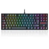 Kép 5/15 - Redragon K552P-KR-ES mechanikus gamer billentyűzet – spanyol kiosztás, 87 gomb, RGB, kék kapcsoló, USB, PC-hez, laptophoz – fekete