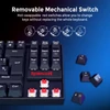 Kép 9/15 - Redragon K552P-KR-ES mechanikus gamer billentyűzet – spanyol kiosztás, 87 gomb, RGB, kék kapcsoló, USB, PC-hez, laptophoz – fekete