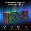 Kép 10/15 - Redragon K552P-KR-ES mechanikus gamer billentyűzet – spanyol kiosztás, 87 gomb, RGB, kék kapcsoló, USB, PC-hez, laptophoz – fekete