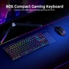 Kép 14/15 - Redragon K552P-KR-ES mechanikus gamer billentyűzet – spanyol kiosztás, 87 gomb, RGB, kék kapcsoló, USB, PC-hez, laptophoz – fekete