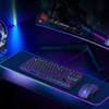 Kép 15/15 - Redragon K552P-KR-ES mechanikus gamer billentyűzet – spanyol kiosztás, 87 gomb, RGB, kék kapcsoló, USB, PC-hez, laptophoz – fekete