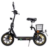 Kép 2/10 - TWOFISH M5 Elite-E EEC elektromos roller üléssel és kosárral, 500W motor, 48V 13Ah akku, 40km/h, 30km hatótáv - Fekete