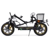 Kép 4/10 - TWOFISH M5 Elite-E EEC elektromos roller üléssel és kosárral, 500W motor, 48V 13Ah akku, 40km/h, 30km hatótáv - Fekete