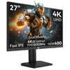 Kép 3/11 - TITAN ARMY P2712V gamer monitor, 27" Fast IPS, 4K 160Hz / FHD 320Hz, HDR400, 1ms, RGB, HDMI 2.1, DP 1.4, alacsony kékfény