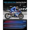 Kép 2/7 - UPERFECT K118 18’’ Hordozható Gaming Monitor – 144Hz, 2.5K IPS kijelző, FreeSync, HDR, Beépített hangszóró, VESA kompatibilis