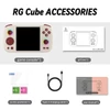 Kép 4/13 - ANBERNIC RG Cube játékkonzol 128GB kártyával, 4000+ játékkal, szürke + RG P01 kontroller bézs + védőtáska