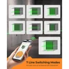 Kép 4/10 - CIGMAN CM-S01 12-vonalas önszintező lézeres szintező – App vezérlés, 3x360°, fokozatmentes fényerő, 30h üzemidő, IP54 vízálló