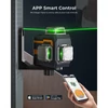 Kép 5/10 - CIGMAN CM-S01 12-vonalas önszintező lézeres szintező – App vezérlés, 3x360°, fokozatmentes fényerő, 30h üzemidő, IP54 vízálló