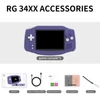 Kép 3/8 - ANBERNIC RG34XX játékkonzol, 32GB+256GB kártya, 11000+ játék, 3,4″ IPS kijelző, 30+ emulátor, 7 órás üzemidő - Indigó