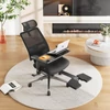 Kép 3/6 - NEWTRAL MagicH-BPro ergonomikus szék lábtartóval és levehető asztallappal - fekete