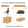 Kép 6/6 - NEWTRAL MagicH-BPro ergonomikus szék lábtartóval és levehető asztallappal - fekete