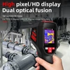 Kép 4/11 - BSIDE HX3 infravörös hőkamera, 2.4" TFT LCD kijelző, 240x240 felbontás, -20°C–550°C hőtartomány, otthoni ellenőrzéshez, HVAC és elektromos rendszerekhez