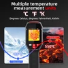 Kép 11/11 - BSIDE HX3 infravörös hőkamera, 2.4" TFT LCD kijelző, 240x240 felbontás, -20°C–550°C hőtartomány, otthoni ellenőrzéshez, HVAC és elektromos rendszerekhez