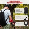 Kép 10/11 - KAIWEETS EXPLORER X I fémkereső – 6 üzemmód, állítható nyél, vízálló IP68 tekercs, LCD kijelző