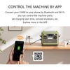 Kép 16/16 - FOSSiBOT F2400 hordozható erőmű, 2048Wh LiFePO4 akkumulátor, 2400W napenergia generátor, gyors töltés, tiszta szinusz hullám