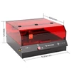 Kép 11/16 - Mecpow X4 Pro 22W lézergravírozó gép – beépített kamera, 22000 mm/perc sebesség, precíz 0,08×0,1 mm pont, LightBurn és LaserGRBL kompatibilis