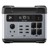 Kép 2/13 - OUKITEL P2001 Plus hordozható áramforrás, 2400W, 2048Wh LiFePO4 akkumulátor, 13 aljzat, gyors töltés, okosapp, napenergia kompatibilis