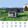 Kép 12/13 - OUKITEL P2001 Plus hordozható áramforrás, 2400W, 2048Wh LiFePO4 akkumulátor, 13 aljzat, gyors töltés, okosapp, napenergia kompatibilis
