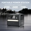Kép 3/12 - TALLPOWER V2400 hordozható erőmű, 2160Wh LiFePO4 napelem generátor, 2400W AC kimenet, PD 100W USB-C, UPS, LED, 13 csatlakozó