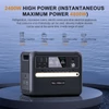 Kép 4/12 - TALLPOWER V2400 hordozható erőmű, 2160Wh LiFePO4 napelem generátor, 2400W AC kimenet, PD 100W USB-C, UPS, LED, 13 csatlakozó