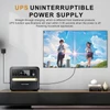 Kép 5/12 - TALLPOWER V2400 hordozható erőmű, 2160Wh LiFePO4 napelem generátor, 2400W AC kimenet, PD 100W USB-C, UPS, LED, 13 csatlakozó