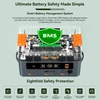 Kép 9/11 - Blackview OSCAL PowerMax 2400 hordozható erőmű, 1872–20592Wh LiFePO4 akkumulátor, 2400W napelemes generátor, gyors töltés, LED, UPS, Bluetooth hangszóró