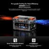 Kép 11/11 - Blackview OSCAL PowerMax 2400 hordozható erőmű, 1872–20592Wh LiFePO4 akkumulátor, 2400W napelemes generátor, gyors töltés, LED, UPS, Bluetooth hangszóró