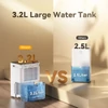 Kép 8/16 - Solayce PD12R-02EE páramentesítő 12L/nap, 3.2L tartály, digitális kijelző, 35㎡-ig, időzítő, ideális hálószobába, pincébe, garázsba, konyhába, ruhaszárításhoz