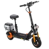 Kép 1/20 - TWOFISH V5 MAX elektromos roller üléssel, 800W motor, 48V 18Ah akku, 45km/h, 45km hatótáv, tárcsafék, dupla felfüggesztés, LCD kijelző