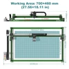 Kép 3/9 - NEJE Max4 V2 E80 20W lézergravírozó és vágógép, motoros Z-tengely, 1000 mm/s sebesség, 750×460 mm munkaterület  