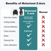 Kép 7/9 - NEJE Max4 V2 E80 20W lézergravírozó és vágógép, motoros Z-tengely, 1000 mm/s sebesség, 750×460 mm munkaterület  