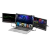 Kép 2/12 - Laptophoz hordozható dupla kijelzős GTMEDIA MATE X monitor, 11.6" Full HD IPS, Type-C/HDMI csatlakozókkal