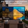 Kép 4/15 - Ultimea Poseidon E100 Projektor 1800 ANSI | Natív 1080P/4K | Autofókusz + 6D Keystone | Aktív 3D | Google TV | 2x10W hangszóró