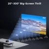 Kép 9/15 - Ultimea Poseidon E100 Projektor 1800 ANSI | Natív 1080P/4K | Autofókusz + 6D Keystone | Aktív 3D | Google TV | 2x10W hangszóró