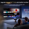 Kép 11/18 - ETOE Whale Pro 1500 ANSI projektor, Netflix & Android TV, natív 1080P, 4K, autofókusz, 2×10W hangszóró, Wi-Fi