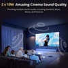 Kép 13/18 - ETOE Whale Pro 1500 ANSI projektor, Netflix & Android TV, natív 1080P, 4K, autofókusz, 2×10W hangszóró, Wi-Fi