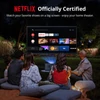 Kép 17/18 - ETOE Whale Pro 1500 ANSI projektor, Netflix & Android TV, natív 1080P, 4K, autofókusz, 2×10W hangszóró, Wi-Fi