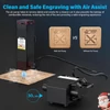 Kép 11/15 - Anycubic Kobra S1 Combo 3D nyomtató + Mecpow X3 Pro 10W lézergravírozó szett – precíz nyomtatás és gravírozás egyben
